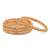 Gold Plated Bangles With Moti 4 Pc Bangles For Women
