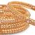 Gold Plated Bangles With Moti 4 Pc Bangles For Women