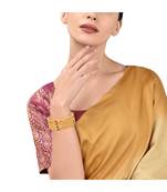 Gold Plated Ethnic Designer 4 Pc Bangles For Women