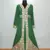 Bottle green Moroccan Kaftan with Sun-proof hijab