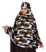 JSDC Festive Wear Floral Printed Stitched Spun Lycra Chaderi Hijab Without Sleeves