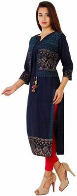 Attractive Woman Rayon Kurti with Jacket 4