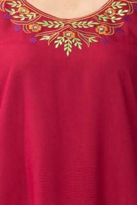 MRC Women's Neck Embroidered Kurti 5