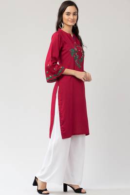 MRC Women's Embroidered Kurti 4