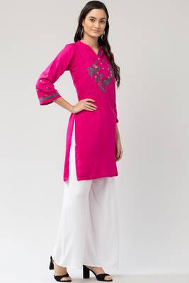 MRC Women's Embroidered Kurti 4