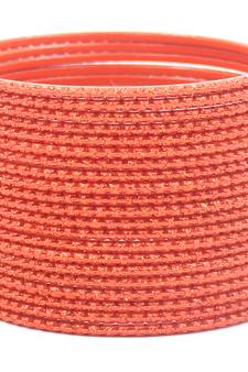 Orange bangles-and-bracelets