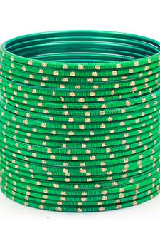 Green bangles-and-bracelets