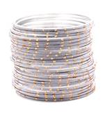 Grey bangles-and-bracelets