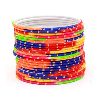 Multicolor bangles-and-bracelets 1