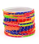 Multicolor bangles-and-bracelets