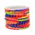 Multicolor bangles-and-bracelets