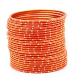 Orange bangles-and-bracelets
