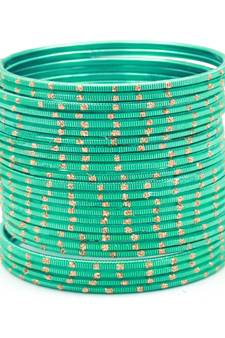 Green bangles-and-bracelets
