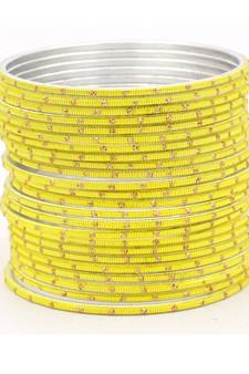 Yellow bangles-and-bracelets