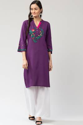 MRC Women's Embroidered Kurti 1