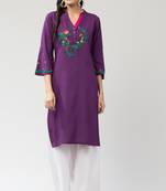 MRC Women's Embroidered Kurti