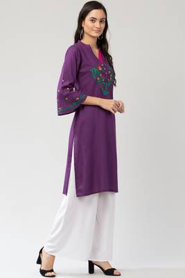 MRC Women's Embroidered Kurti 4