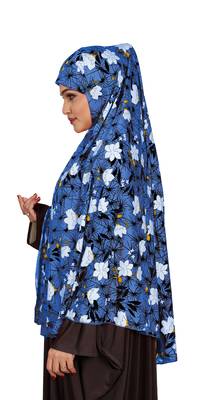 JSDC Namazi Wear Floral Printed Stitched Spun Lycra Chaderi Hijab Without Sleeves 3