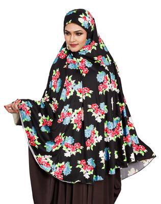 JSDC Casual Wear Printed Spun Lycra Chaderi Hijab Without Sleeves 2