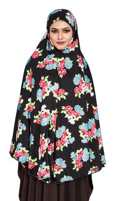 JSDC Casual Wear Printed Spun Lycra Chaderi Hijab Without Sleeves 3