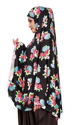 JSDC Casual Wear Printed Spun Lycra Chaderi Hijab Without Sleeves 4