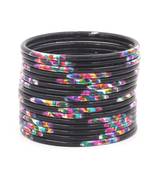 Black bangles-and-bracelets