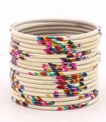 White bangles-and-bracelets