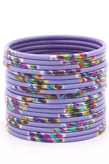 Purple bangles-and-bracelets
