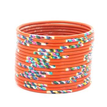 Orange bangles-and-bracelets 1