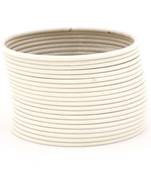 White bangles-and-bracelets