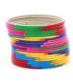 Multicolor bangles-and-bracelets
