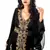Black Moroccan Party Wear Kaftan for Women