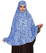 JSDC Printed Stitched Spun Lycra Abaya Hijab Without Sleeves