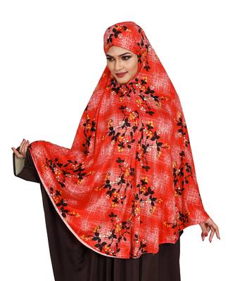 JSDC Casual Wear Printed Spun Lycra Chaderi Hijab Without Sleeves 4