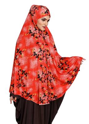 JSDC Casual Wear Printed Spun Lycra Chaderi Hijab Without Sleeves 5