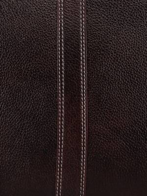 GENWAYNE Brown Leather 14.5 inches men   s formal office laptop Messenger bag 5
