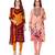 Salwar Studio Women's Pack of 2 Synthetic Printed Unstitched Dress Material Combo