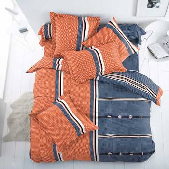 Sethi Fashion 180TC Cotton King Polka Bedsheet  1