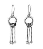 Magnificent Lotus Drop Earrings-ER079