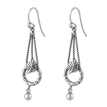 Sway Leaf Earrings-ER082 1