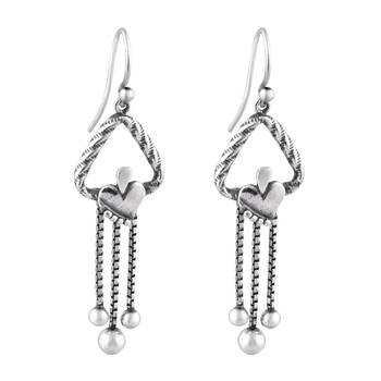 Triangular Drop Earrings-ER084 1