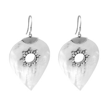 Rain Drop Leafs Earrings-ERMX019 1