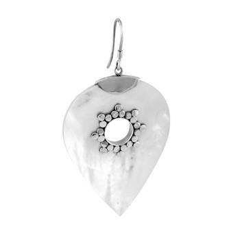 Rain Drop Leafs Earrings-ERMX019 2