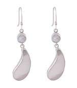 Drizzle Drop Silver Earrings-ERMX022