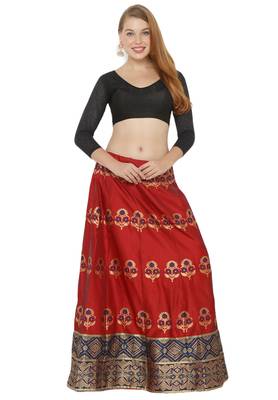 Salwar Studio Women's Black Lycra Blend Stretchable Readymade Saree Blouse 5