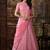 Pink Georgette Bridal Designer Lehengas