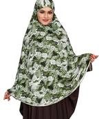 JSDC Women Printed Stitched Spun Lycra Abaya Hijab Scarf Without Sleeves