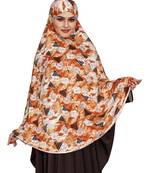 JSDC Islamic Wear Women Printed Stitched Spun Lycra Abaya Hijab Without Sleeves