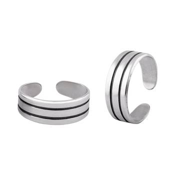 Tribal Silver Toe Rings-TR480 1
