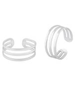 Twisted Wire Toe Rings-TR481 